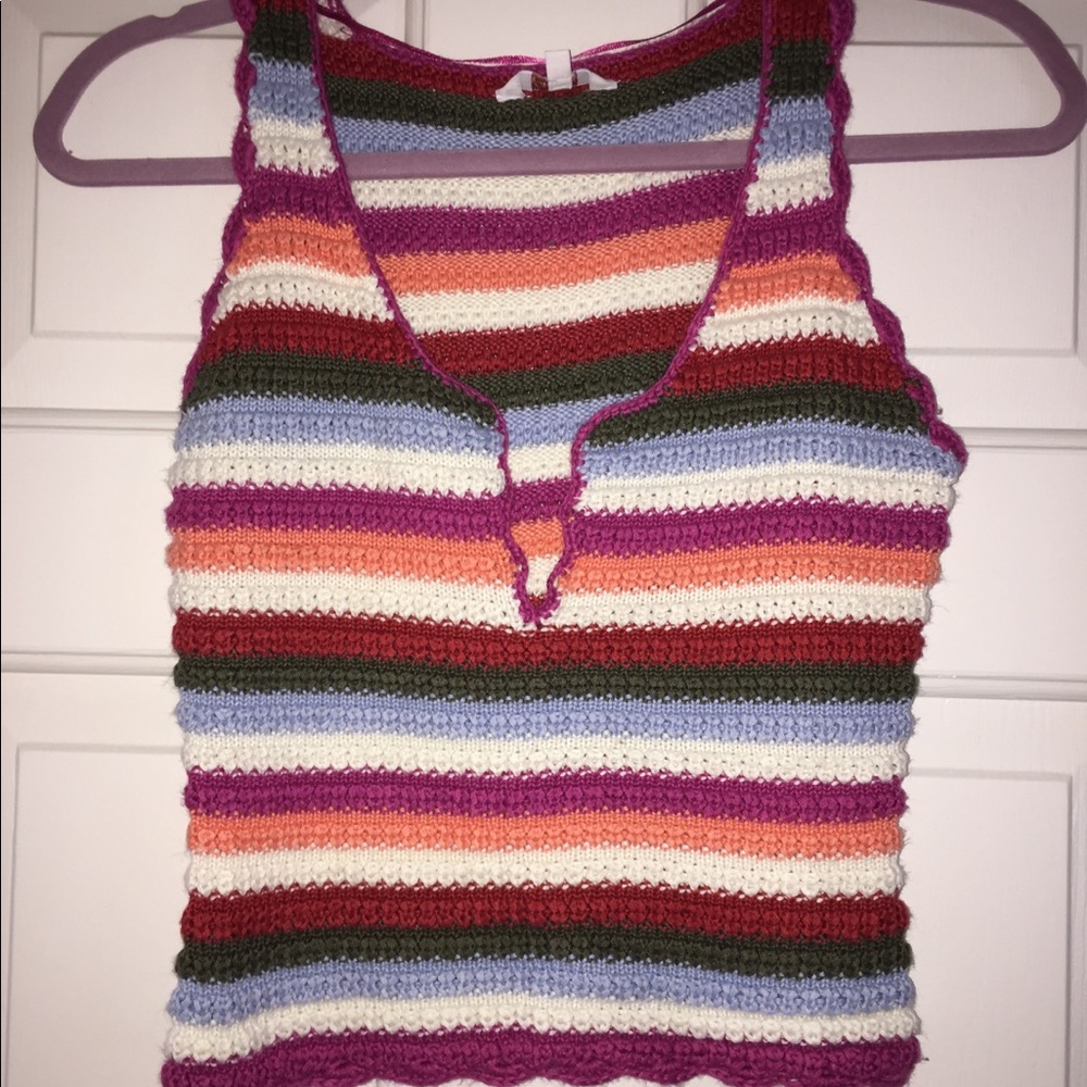 Knit tank top